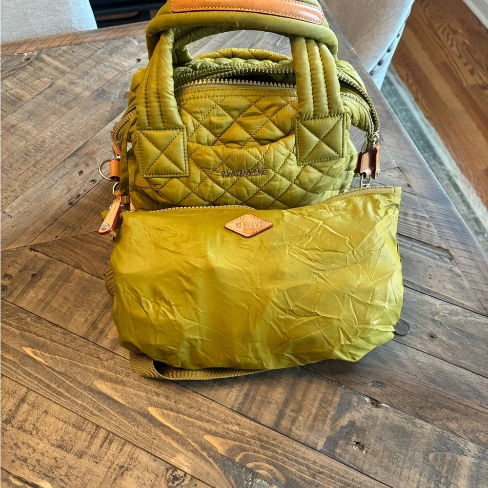 MZ Wallace Ocher Small Sutton Deluxe - Picture 7 of 8